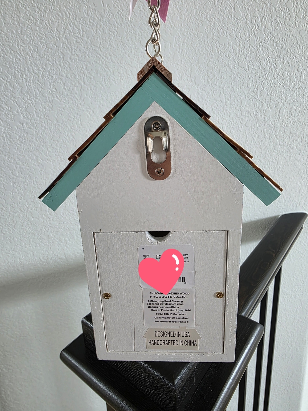 NWT Hello Kitty Rainbow Birdhouse - Teal & Pastel - Picture 4 of 8